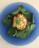 Portobello relleno