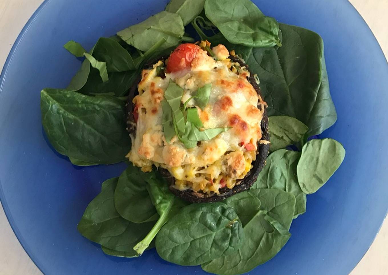 Portobello relleno