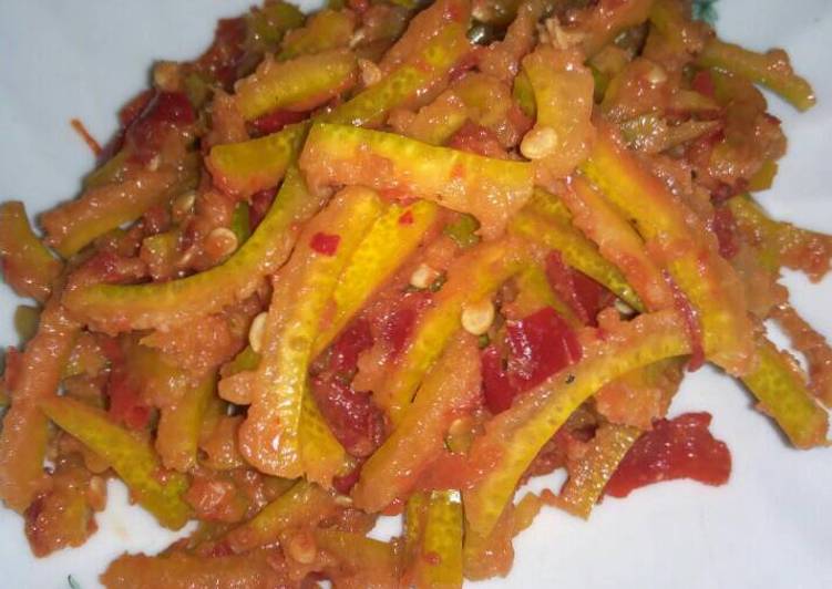 Resep Sambal Kulit Jeruk, Enak Banget