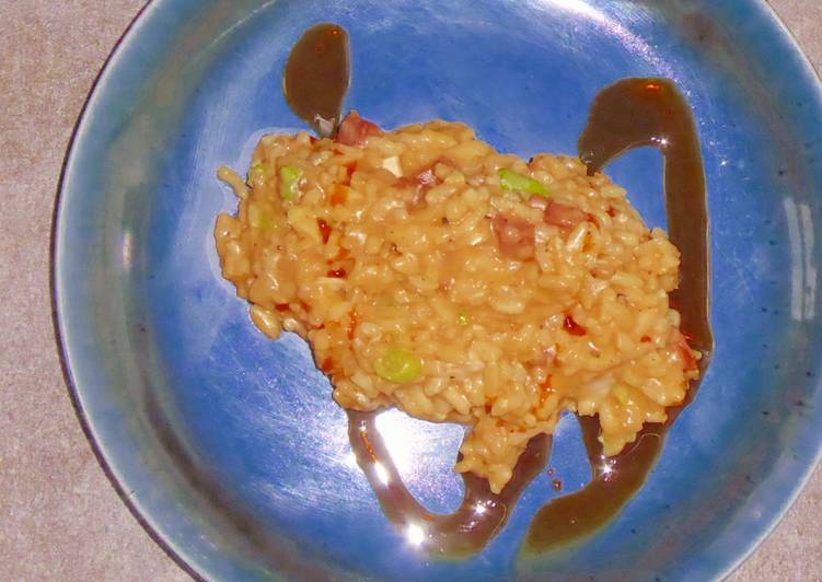 Steps to Prepare Super Quick Homemade Chorizo Risotto