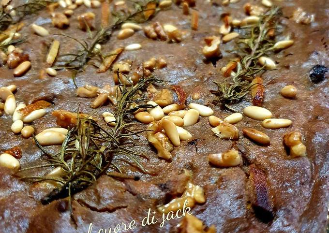 Ricetta di Fatto in casa super veloce Castagnaccio Toscano 🌰🌰🌰