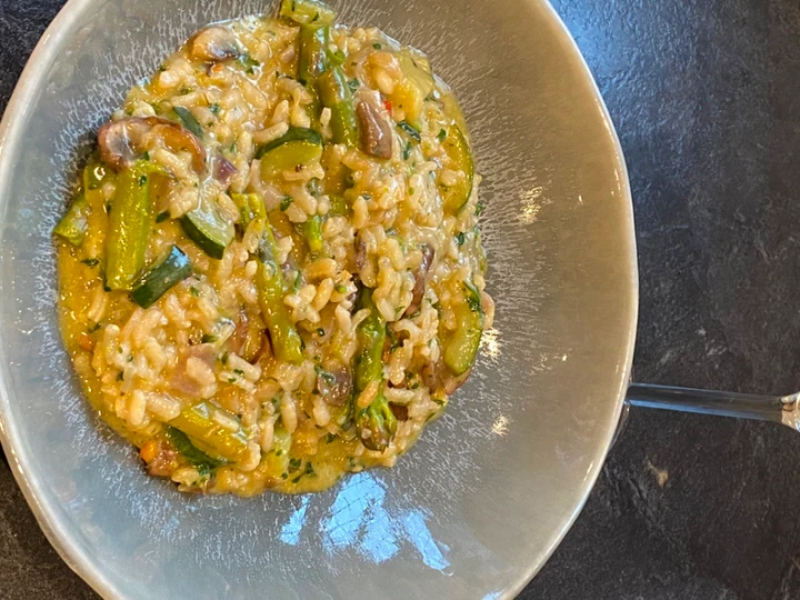 Easy Way Make Asparagus and Mushroom Risotto the So Delicious Perfect