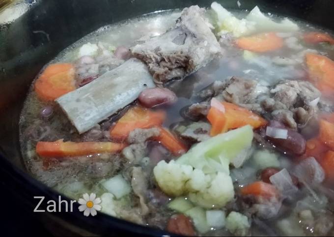 Sop Tulang Sapi (dimasak dengan slow cooker)