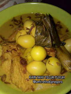 Foto resep Kari Tahu Telur Puyuh