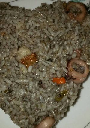 Foto resep Nasi Goreng Cumi Hitam