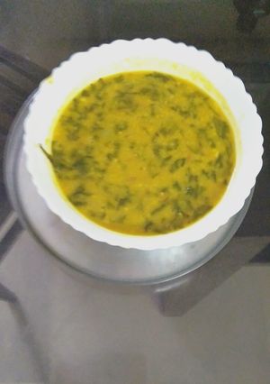 A picture of Dal palak ke sabji.