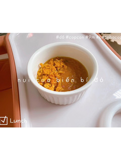 Hình của món Nui cua biển bí đỏ 🎃.