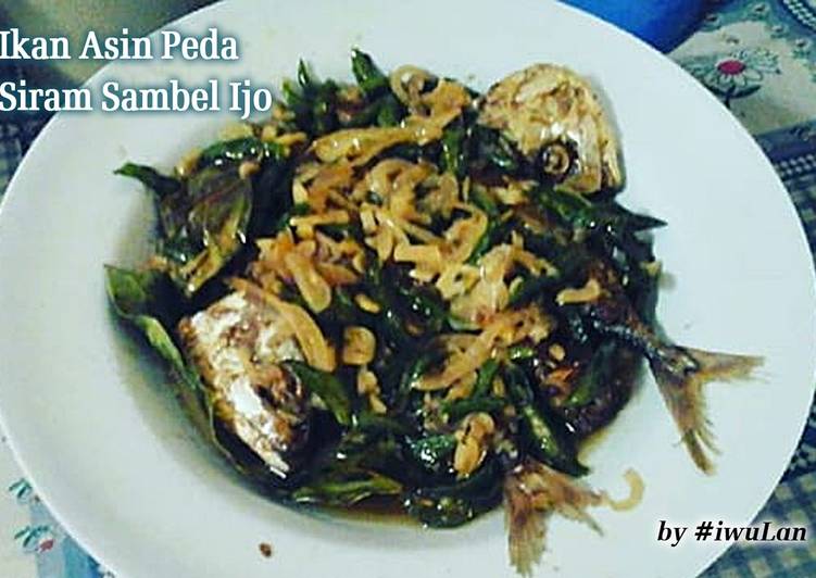 Resep Ikan Asin Peda Siram Sambel Ijo Lezat