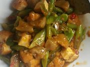 Gambar buncis bakso pedas