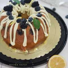 كيكة الليمون🍋 بالبوبي سيد والبلوبري 🍇-レシピのメイン写真