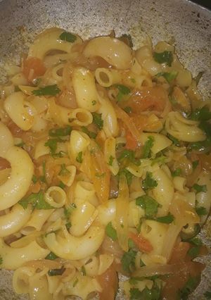 A picture of Masala macroni.