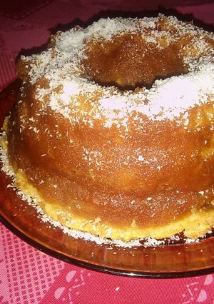 Una foto de Budín de Pan con membrillo...🍞