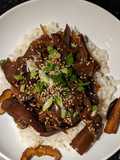 Teriyaki Eggplant & Mushroom Don