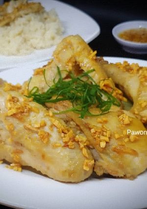 Foto resep Ayam Rebus & Nasi Hainan