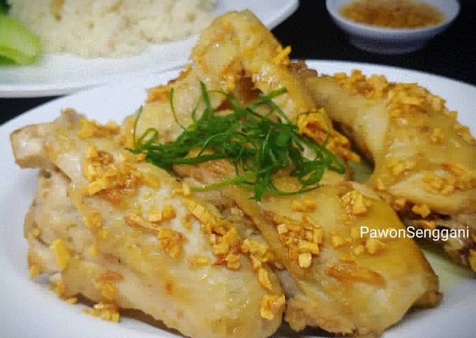 Resep Ayam Rebus & Nasi Hainan oleh PawonSenggani Cookpad