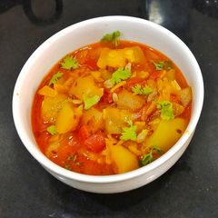 A picture of Lauki Sabzi | Bottle Gourd Curry.