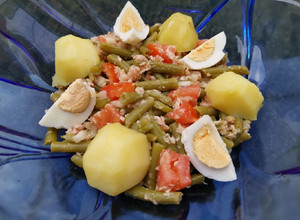 Foto principal de Ensalada de judías verdes (ensalada campera)