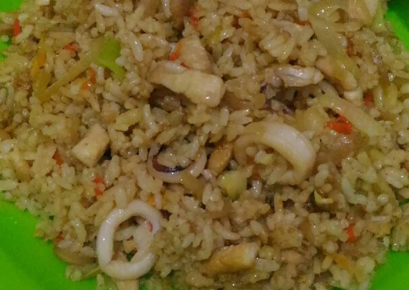 Nasi goreng seafood