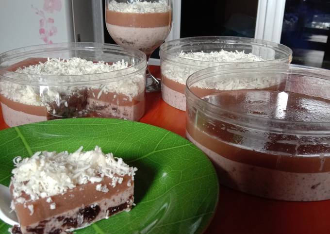 Dessert puding Milo Oreo cheese