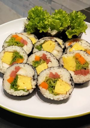 Foto resep Kimbab Makanan Korea Simple