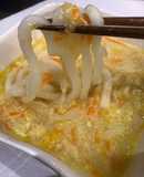 Udon con huevo