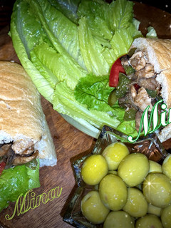 عکسی از دستور ساندویج مرغ و قارچ