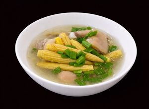 Hình của món SP.0524 - Giò Heo Hầm Bắp Non.