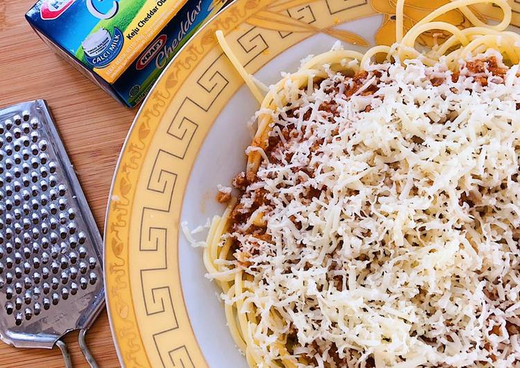 Resep Ternyata Mudah ya Bikin Spaghetti Bolognese, Lezat