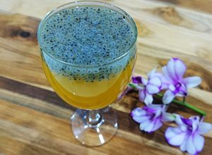 Hình của món Nước chanh dây hạt é.