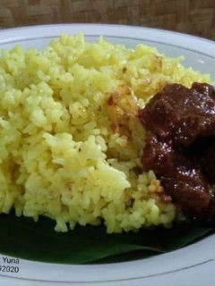 Foto resep 37. Nasi Kuning Kukus