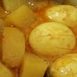 Telur kentang gulai mantap bumbu meresap
