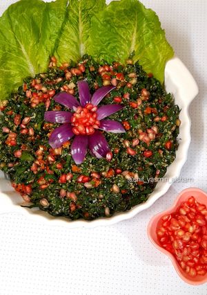 صورة لوصفة تبوله السبانخ😋😍