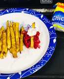 A magical treat with Maggi and peri peri potato fries