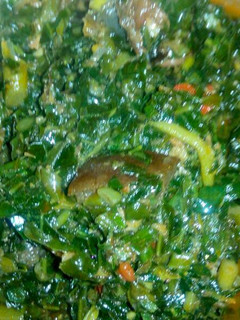 A picture of Edikaikong soup.
