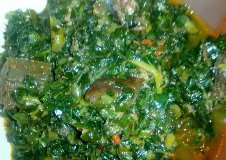 Recipe of Favorite Edikaikong soup