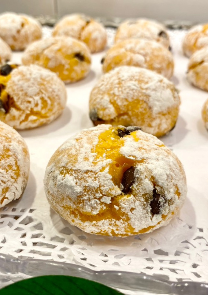 Una foto de Delicias de Batata con pepitas de chocolate