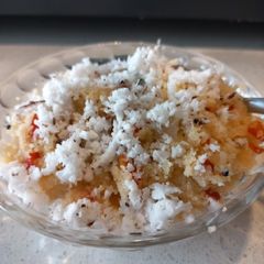 A picture of Rava upma.