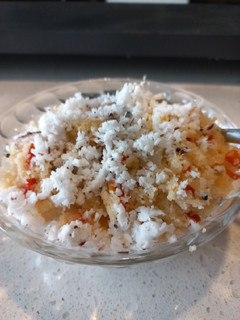 A picture of Rava upma.