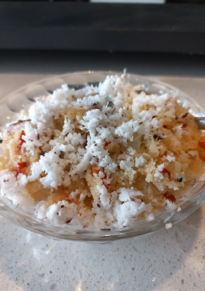A picture of Rava upma.