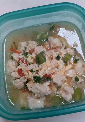 Foto resep Ayam Telur Kuah Tomat #Mpasi10bulan