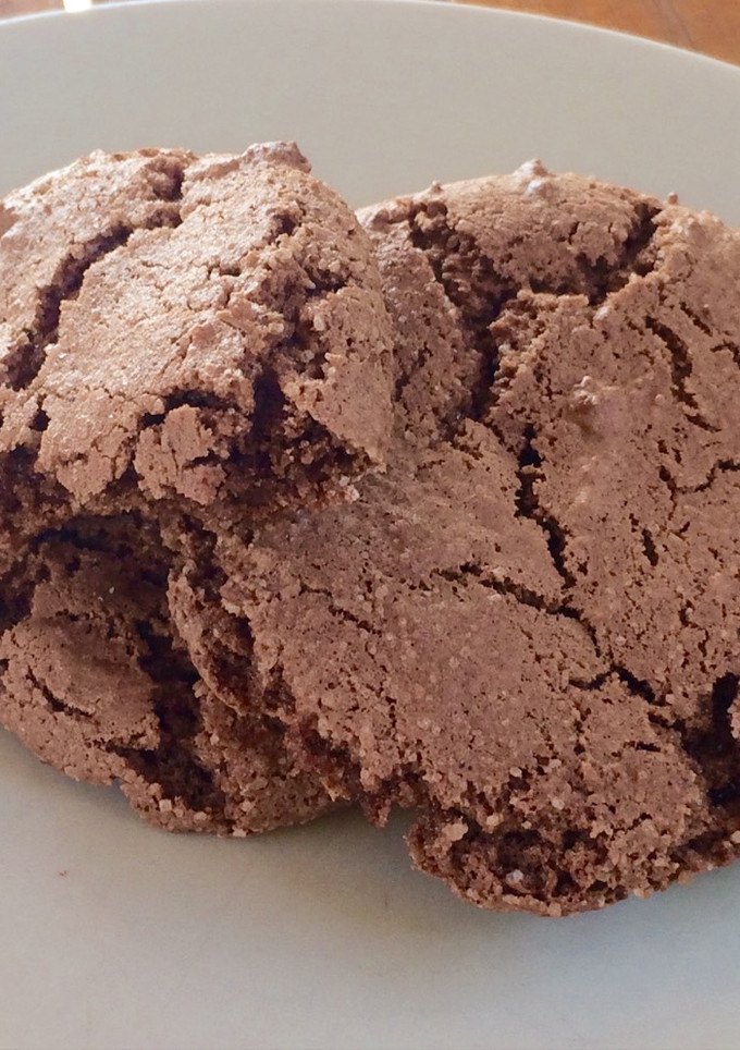 Una foto de Galletas de chocolate sin mantequilla