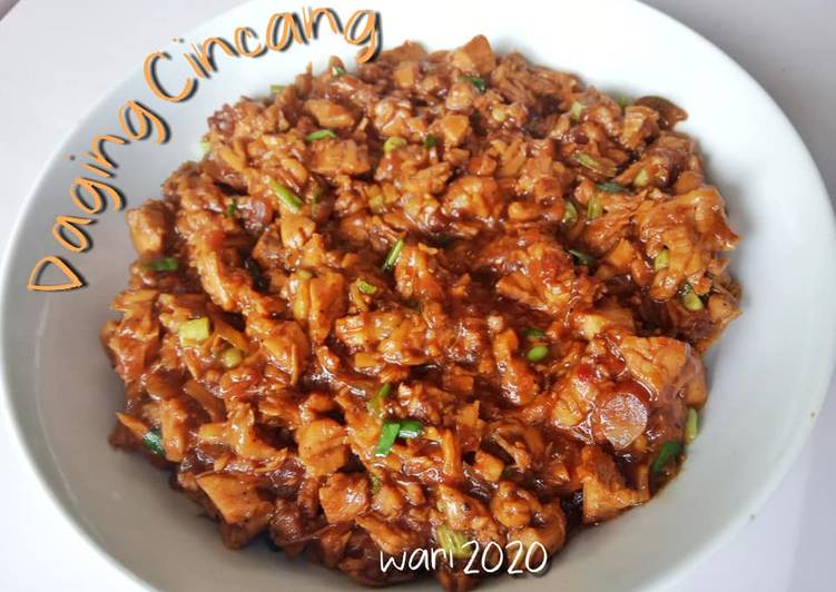 Resep Daging Cincang isian Roti atau Bakpao oleh Wari ...