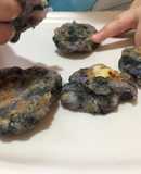 Bánh rau nhân phô mai - bé ăn dặm