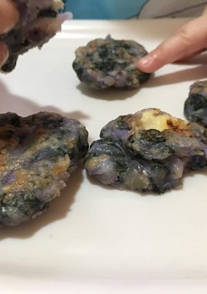 Hình của món Bánh rau nhân phô mai - bé ăn dặm.