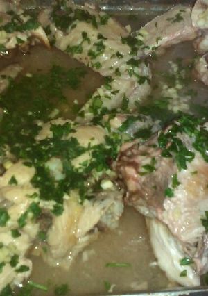 Una foto de Alitas al horno, condimentada
