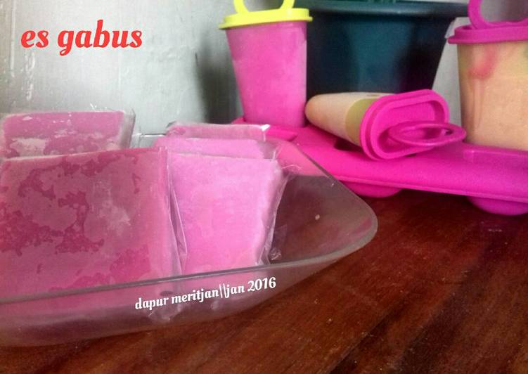 Bahan es gabus aka es hunkwe | Langkah Membuat es gabus aka es hunkwe Yang Bisa Manjain Lidah