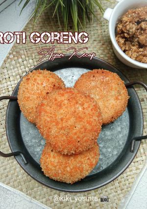 Foto resep Roti goreng isi ayam kecap