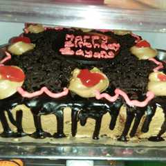 รูปของ Cake Coklat Ultah simpel