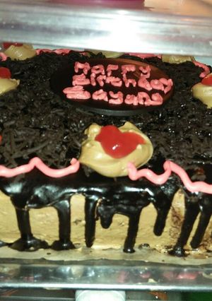 Foto resep Cake Coklat Ultah simpel