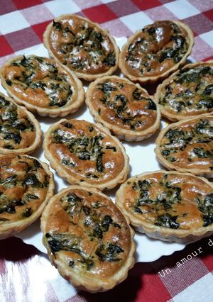 Une photo de Mini quiches aux épinards